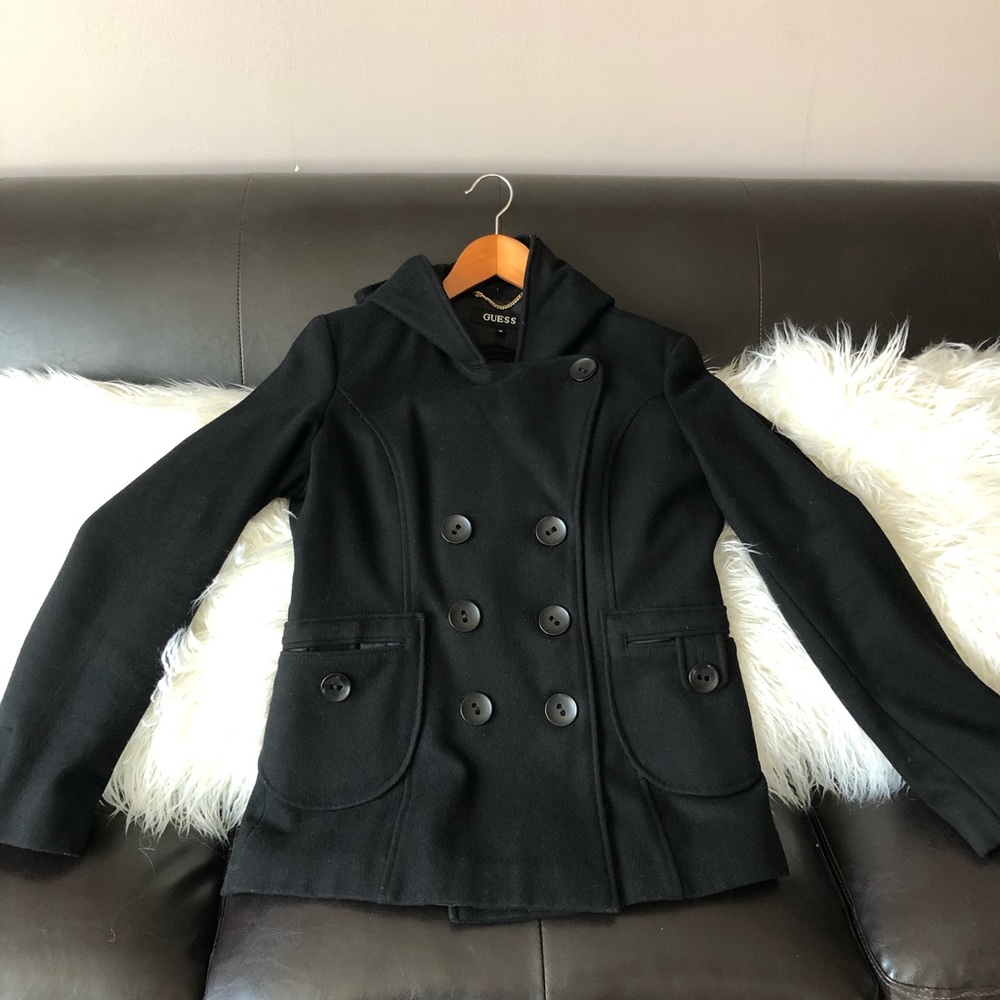 GUESS peacoat black short jacket